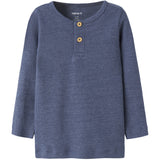 Name It Vintage Indigo Melange Nmmkab Ls Top Noos