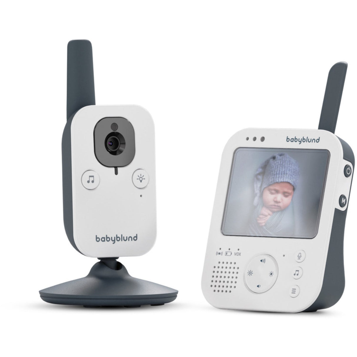 Babyblund White/Grey BB75 Babyalarm