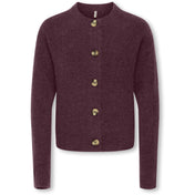 kids ONLY Winetasting Melange Kogcamilla O-Neck L/S Cardigan Knt