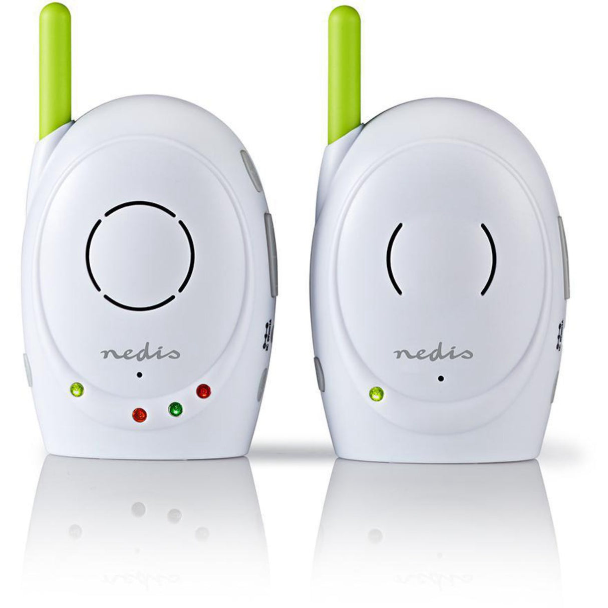 Nedis White/Green Wireless Babyalarm