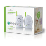 Nedis White/Green Wireless Babyalarm