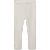 Lil'Atelier Turtledove Melange Nmnnalu Rib Wo/Mo Slim Leggings Lil