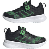 adidas Originals Core Black/Core Black/Ftwr White Minecraft Fortarun El C Sneakers