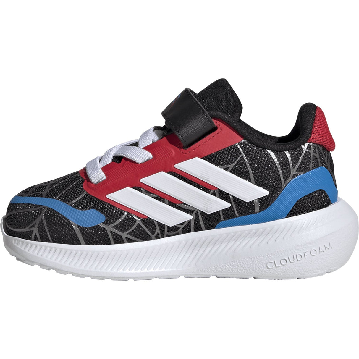 adidas Originals Core Black/Ftwr White/Pure Ruby Runfalcon Spider-Man El I Sneakers