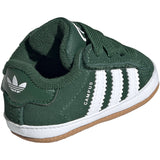 adidas Originals Dark Green/Ftwr White/Gum 2 Campus 00S Crib Sneakers