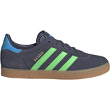 adidas Originals Shadow Navy/Screaming Green/Lucid Aquamarine Gazelle J Sneakers