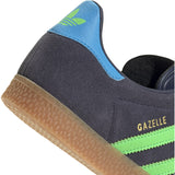adidas Originals Shadow Navy/Screaming Green/Lucid Aquamarine Gazelle J Sneakers