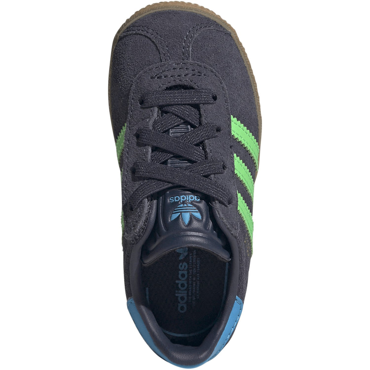 adidas Originals Shadow Navy/Screaming Green/Lucid Aquamarine Gazelle Cf El I Sneakers