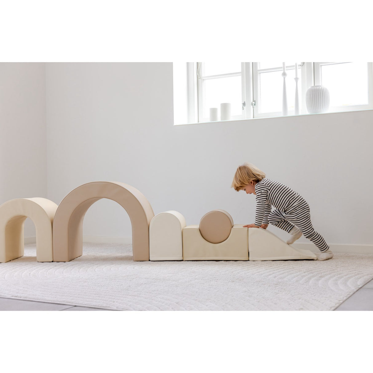 Tumble Time Rainbow 7-dele tumlesæt i vegansk PU læder