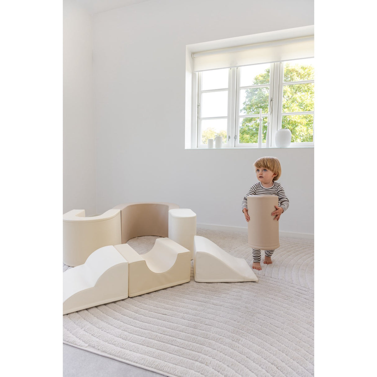 Tumble Time Rainbow 7-dele tumlesæt i vegansk PU læder