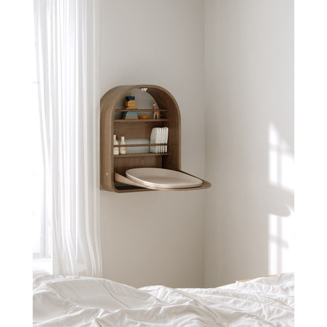 KAS Kopenhagen Smoked Oak Kai Wall Changing Table Smoked Eg