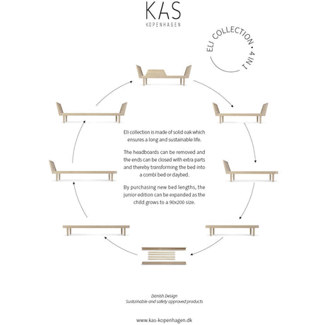 KAS Kopenhagen Light Oil Eli Daybed Junior