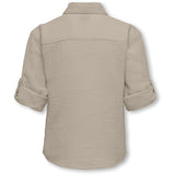 kids ONLY Feather Gray Kogthyra Life L/S Skjorte Wvn