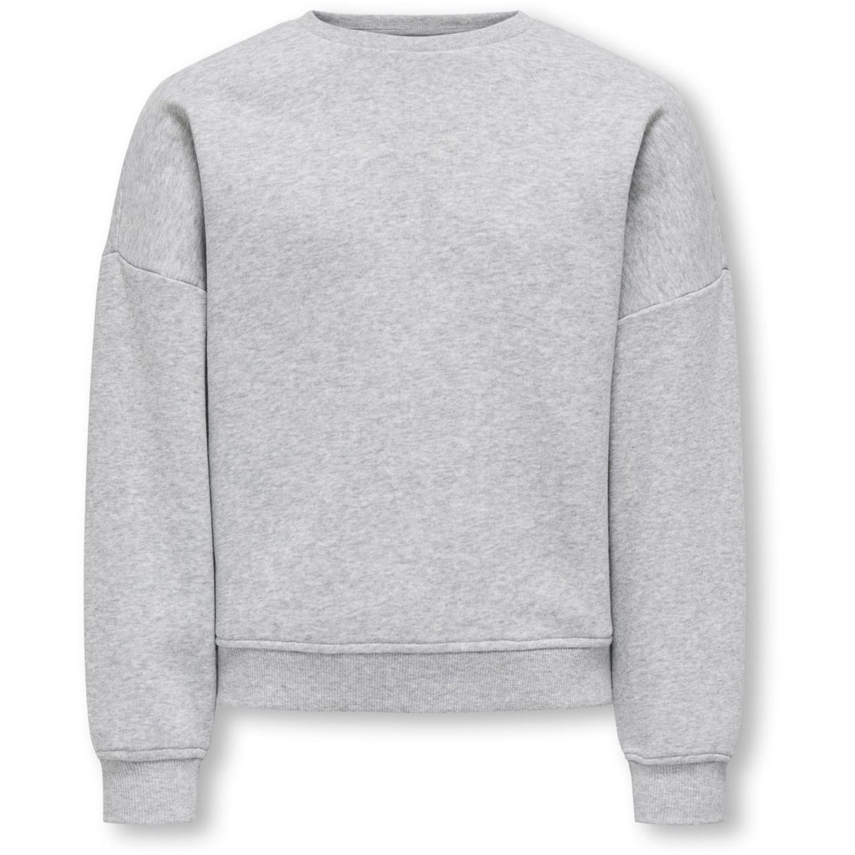 kids ONLY Light Grey Melange Kogsweat L/S Crew Oversize Swt Noos