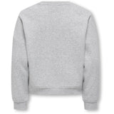 kids ONLY Light Grey Melange Kogsweat L/S Crew Oversize Swt Noos