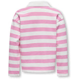 kids ONLY Begonia Pink White Alyssum Kogesther L/S Polo Emb Vd Swt