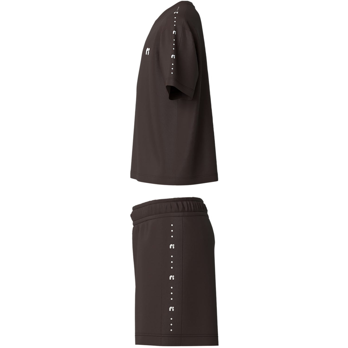 Name It Chocolate Martini Nkndemu Ss Nreg Shorts Sæt