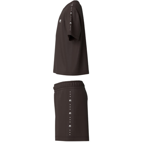 Name It Chocolate Martini Nkndemu Ss Nreg Shorts Sæt