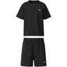 Name It Black Nkndemu Ss Nreg Shorts Sæt