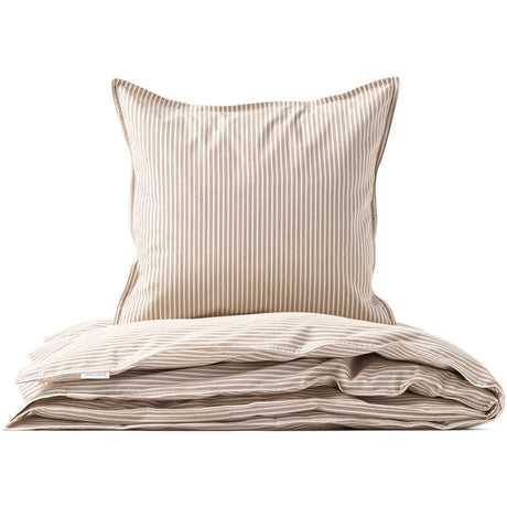 Studio Feder Brown Beach Stripe Sengetøj Percale