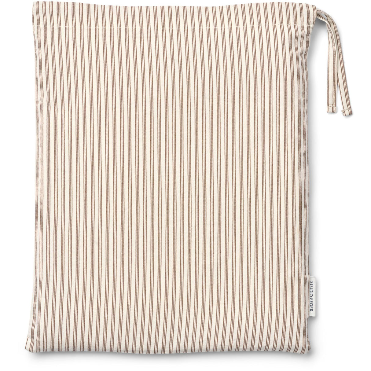 Studio Feder Brown Beach Stripe Sengetøj Percale