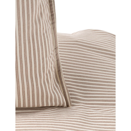 Studio Feder Brown Beach Stripe Sengetøj Percale