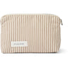 Studio Feder Brown Beach Stripe Celia Mini Toilettaske Bomuld