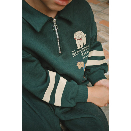 Konges Sløjd Pine Grove Doggy Half Zip Polo Ocs