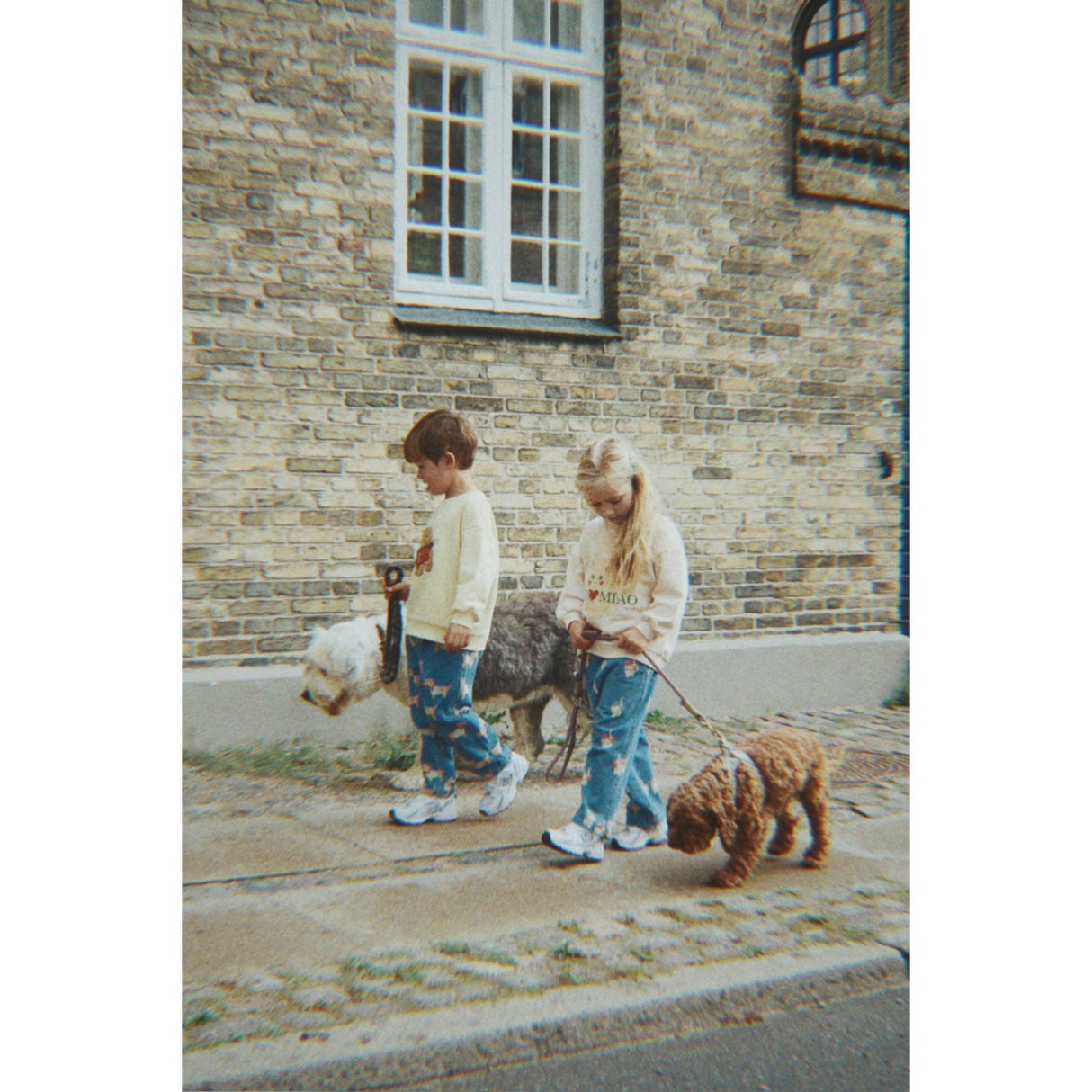 Konges Sløjd Bow Kitty Denim Magot Slit Bukser GOTS