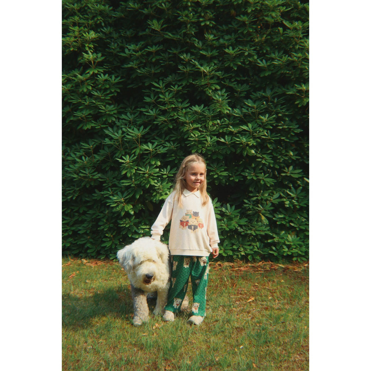 Konges Sløjd Family Photo Spotty Ls Polo GOTS