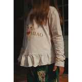 Konges Sløjd Ciao Miao Kitty Flæse Tee GOTS