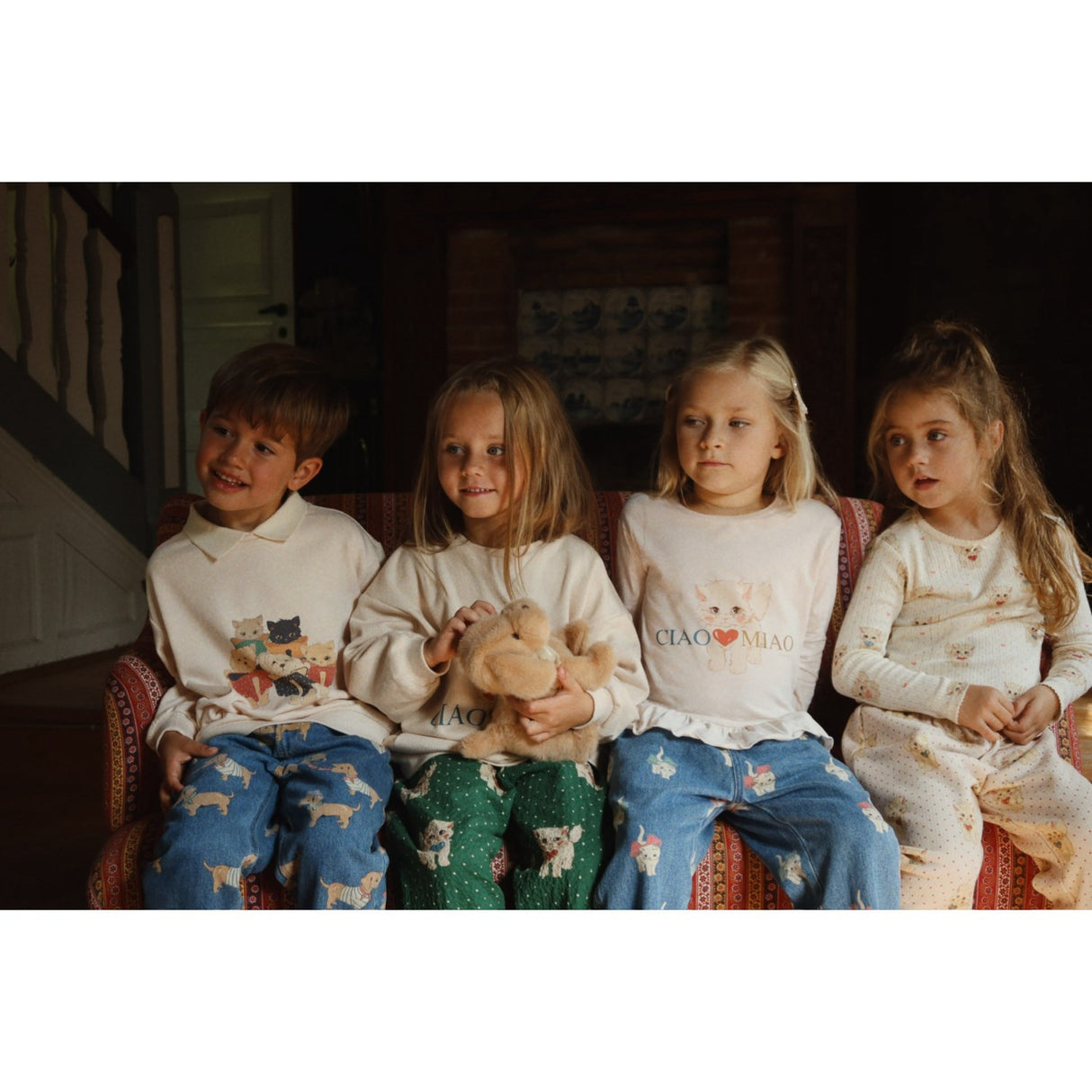 Konges Sløjd Family Photo Spotty Ls Polo GOTS