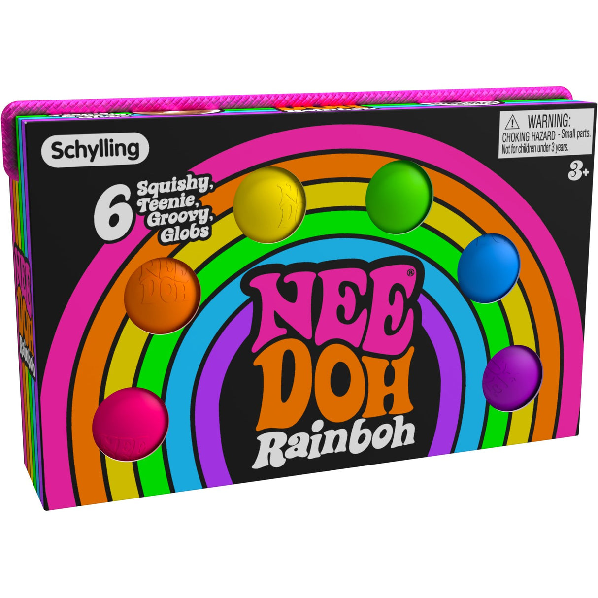 NeeDoh Teenie Rainbow 6-Pak