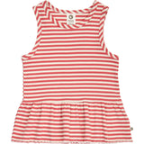 Müsli Mineral Red/ Tofu Rib Stripe Peplum Top