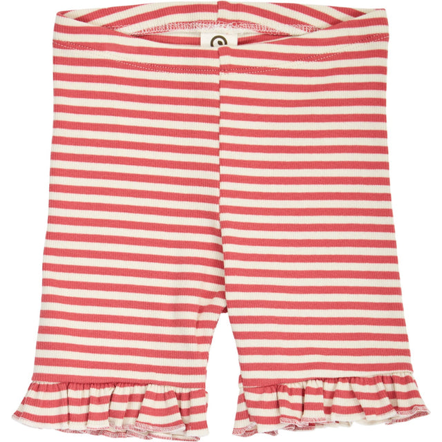 Müsli Mineral Red/ Tofu Rib Stripe Flæse Shorts