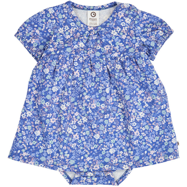 Müsli Azure Blue/ Nectar/ Tofu Primrose Puff S/S Kjole Body