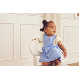 Müsli Shell Blue Spring Pinafore Kjole Baby