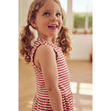 Müsli Mineral Red/ Tofu Rib Stripe Peplum Top