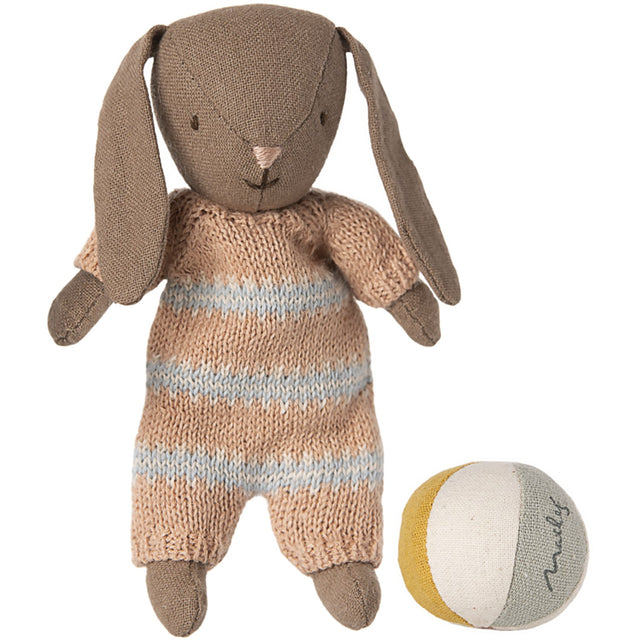 Maileg Kanin Sæt, Micro - Brun - Støvet Rosa