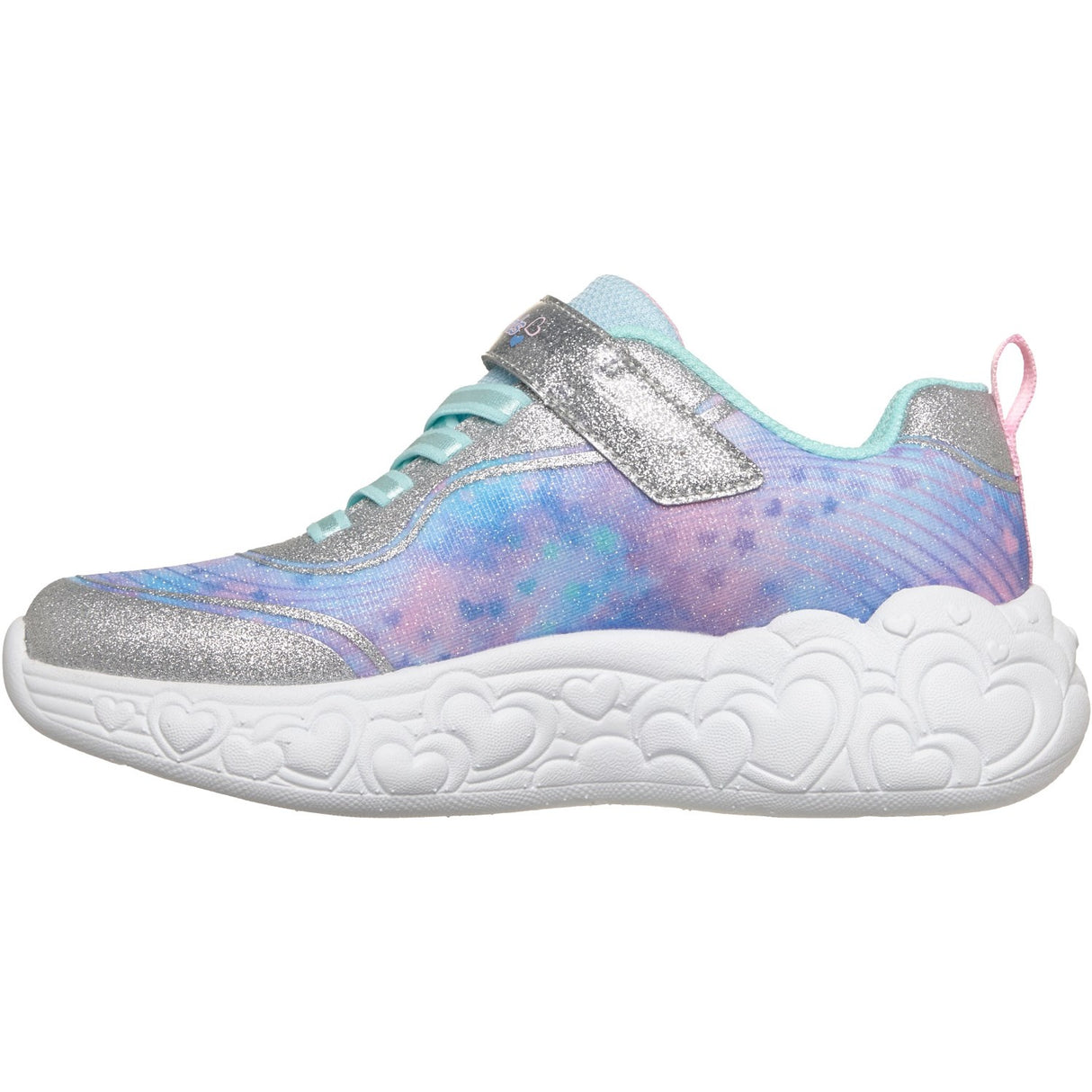 Skechers Silver S-Lights: Eternal Heart Lights