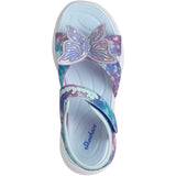 Skechers Blue Jumpsters Sandal – Butterfly Brights