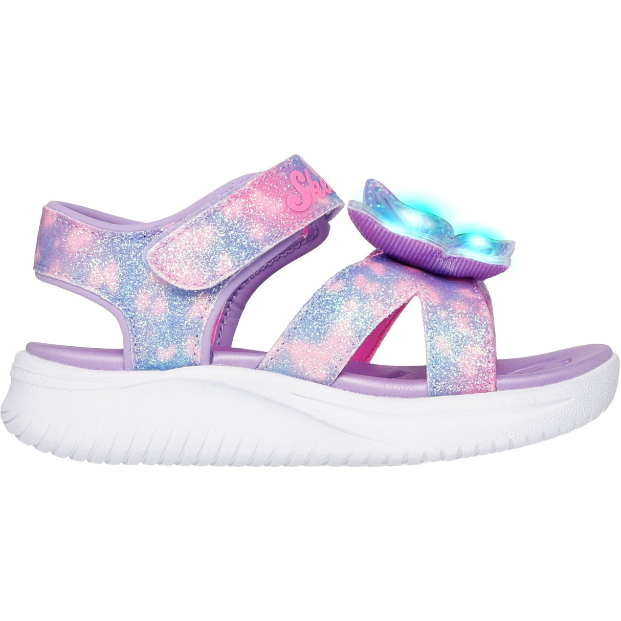 Skechers Purple S Lights - Jumpsters Sandal – Butterfly Brights