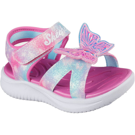 Skechers Pink S Lights - Jumpsters Sandal – Butterfly Brights