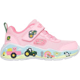 Skechers Pink John Deer Play Scene - Farm Girlie
