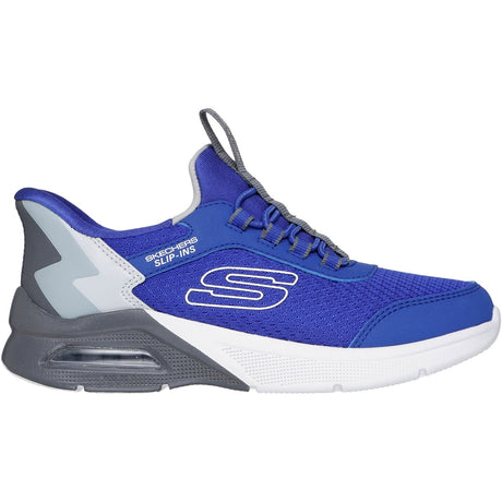 Skechers Blue Slip-Ins: Microspec Max - Brisk-Stripe
