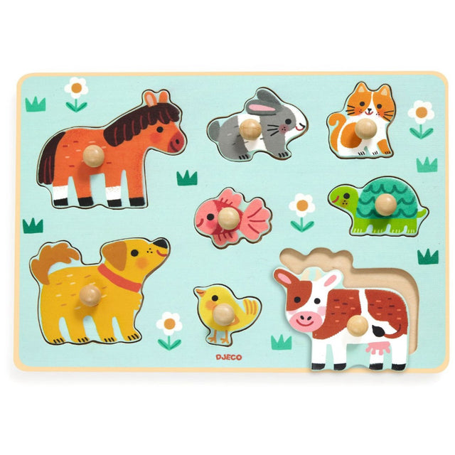 Djeco Dog'N'Co, Knoppuslespil