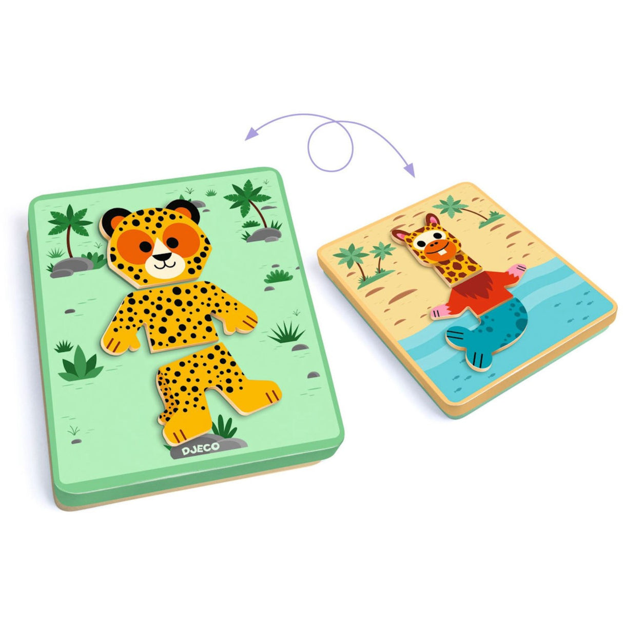 Djeco Inzebox Magnet Leg, Mix'N'Match