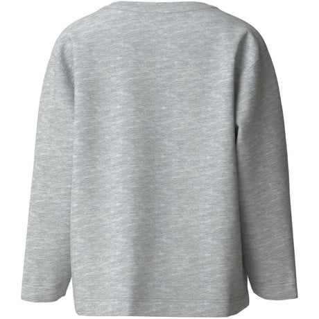 Name It Light Grey Melange Nkmdorak Ls Nreg Top