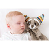 Zazu Brown Robin The Racoon Comforter With Sound
