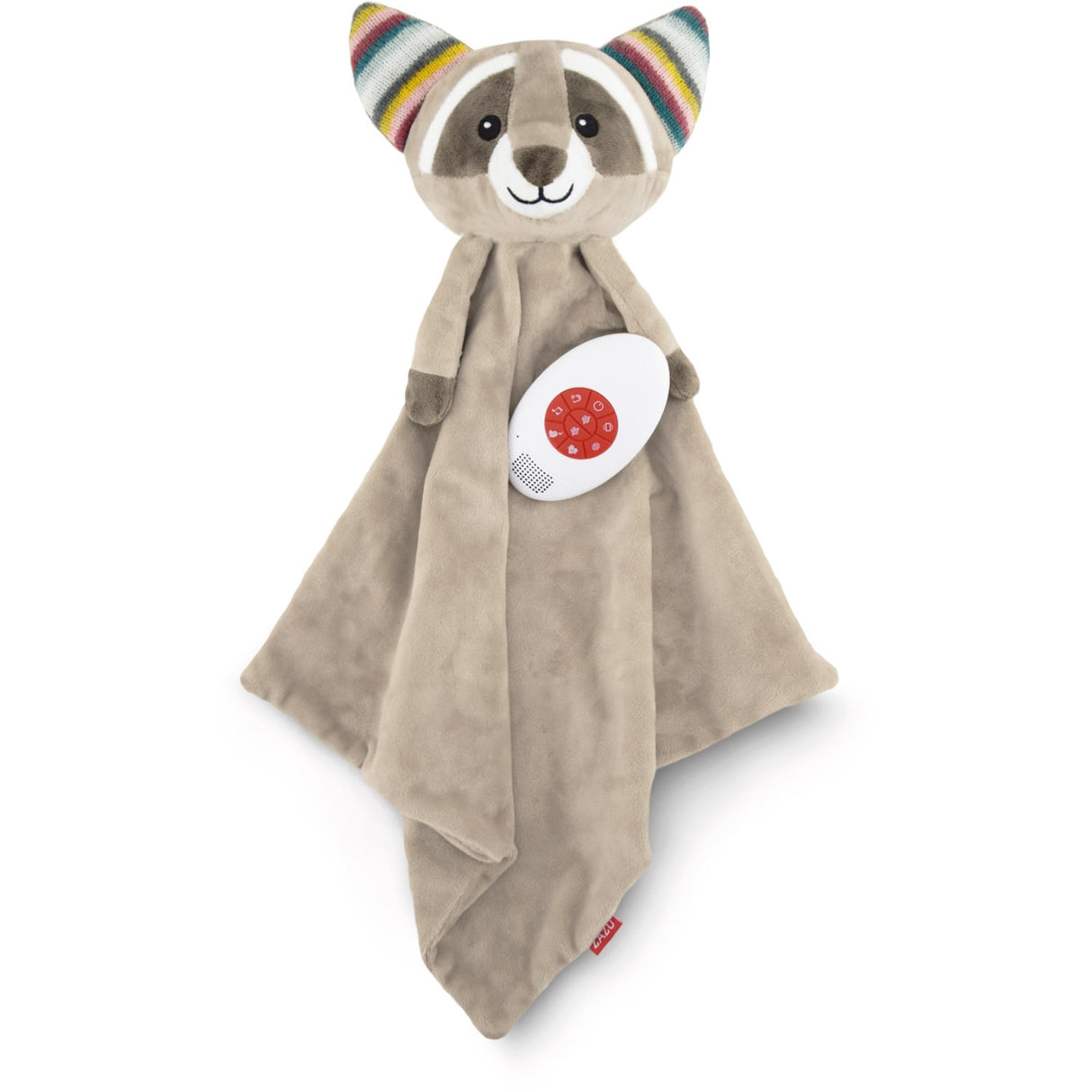 Zazu Brown Robin The Racoon Comforter With Sound